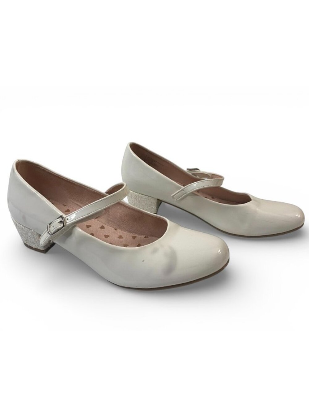 SO Claudie Girls' Mary Jane Heels, Size: 6, White - Picture 2 of 12